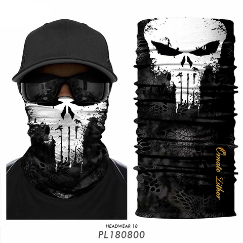 3D Punisher Mask Bandana Mascarillas Venom Neck Gaiter Cycling Face Mask Hiking Scarves Headband Ski Balaclava Bufanda Hombre ► Photo 1/6