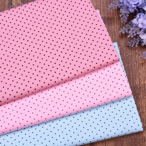 Dot printed 100% Cotton Fabric Diy Patchwork Quilting Handmade Baby Cloth Dress Toy Bedding Blanket Sheets Tilda Tissus Tecidos ► Photo 1/4