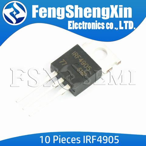 10pcs/lot  IRF4905 IRF4905PBF TO-220 Power MOSFET ► Photo 1/4