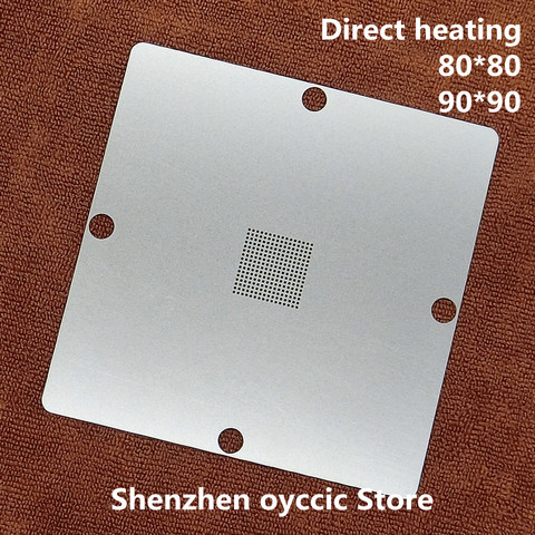 Direct heating  80*80  90*90  D830K013BZKB4  D810K013BZKB4  D830K013DZKB5   BGA  Stencil Template ► Photo 1/3