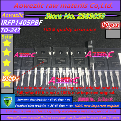 Aoweziic 2022+ 100% new imported original  IRFP1405 IRFP1405PBF TO-247  N channel MOS field effect transistor 55V 95A ► Photo 1/3