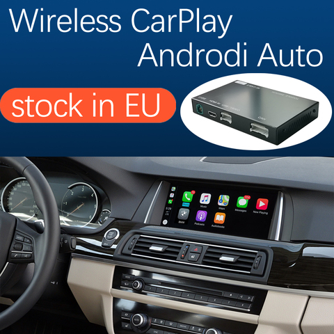 Wireless Apple CarPlay Android Auto for BMW 5 7 Series F10 F11 F07 GT F01 F02 F03 F04 2009-2016, with Mirror Link Function ► Photo 1/5