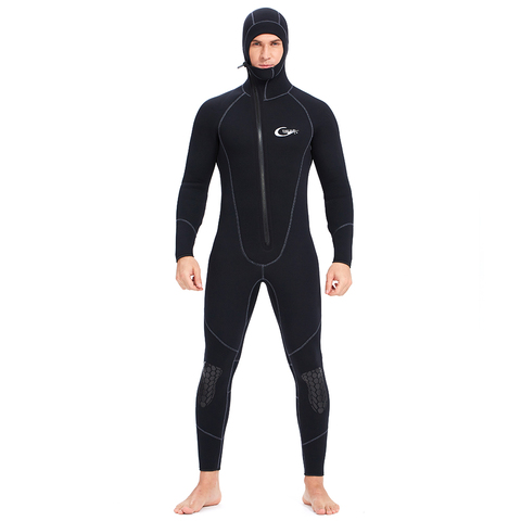 YONSUB Wetsuit 5mm / 3mm / 1.5mm / 7mm Scuba Diving Suit Men Neoprene Underwater hunting Surfing Front Zipper Spearfishing Suit ► Photo 1/6