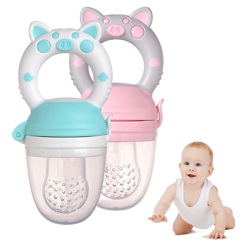 Buy Online Silicone Fresh Food Nibbler Baby Feeder Kids Boy Girl Fruit Nipples Feeding Safe Infant Baby Supplies Nipple Soother Bottles Alitools