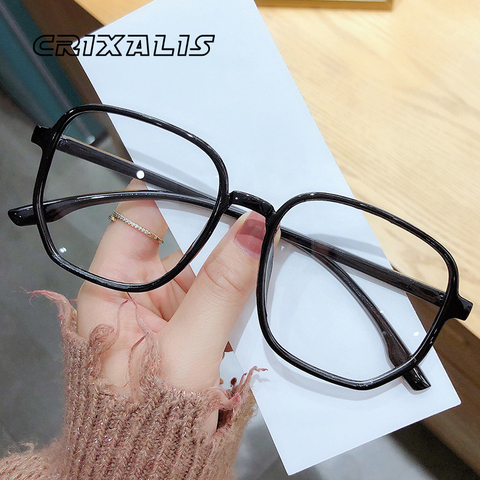 CRIXALIS Women Myopia Glasses With Diopters Minus Fashion Blue Light Blocking Glasses Computer Men Transparent Eyewear UV400 ► Photo 1/6