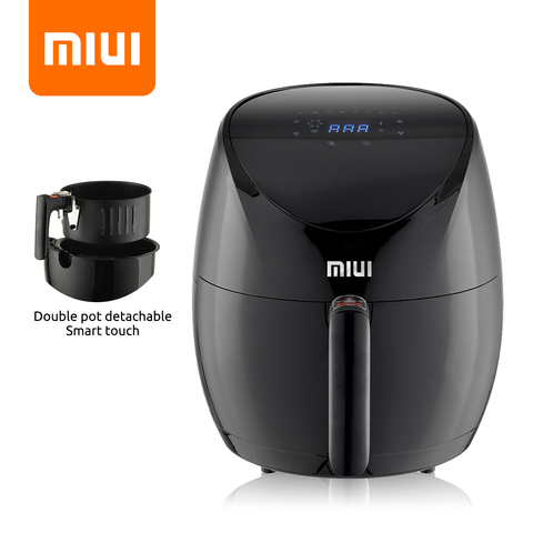 MIUI 4.6L Electric Air Fryer Oven Turbostar Technology Patent LED Touchscreen Deep Fryer without Oil Top Configurations Flagship ► Photo 1/6