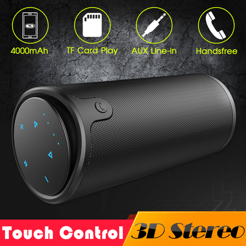 ZEALOT S8 3D Stereo Bluetooth Speaker Wireless Subwoofer Column Portable Touch Control AUX TF Card Playback Handsfree With Mic ► Photo 1/6