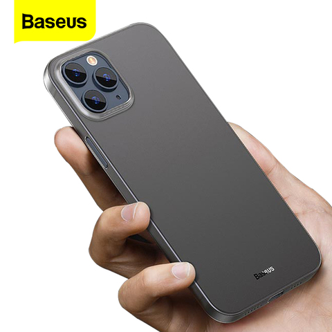 Baseus Luxury Phone Case For iPhone 12 Pro Shockproof Case 0.4mm Ultra Thin Slim PP Back Cover Case For iPhone 12 Pro Max 12Mini ► Photo 1/6