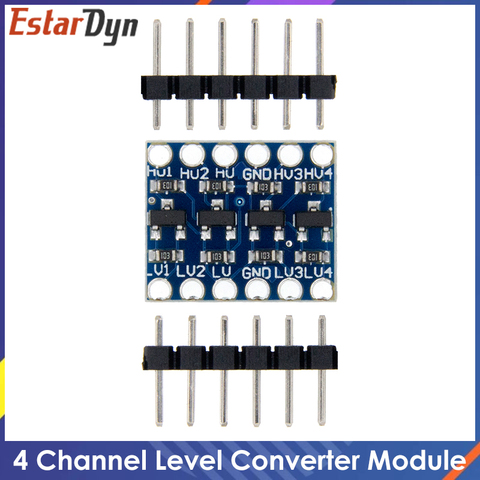 10pcs 4 channel IIC I2C Logic Level Converter Bi-Directional Module 5V to 3.3V For Arduino ► Photo 1/6