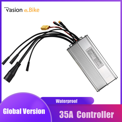 PASION E BIKE DC Sine Wave Waterproof 35A Controller 36/48V 750W Hub Motor Electric Bike Controller KT Controller LCD3/8 Display ► Photo 1/5