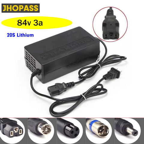 72V 3A LED display Li-ion lithium battery Charger For Electric Bike Bicycle Scooters DC 110V-220V Output 84V 3A Volt ► Photo 1/6