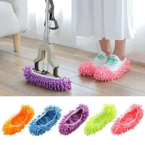 Kitchen Accessories Tool 1PCS Shoes Cover Drag Mop Waterproof Lazy Shoe Covers Clean Slipper Home Floor Dusting Cleaning Gadget ► Photo 1/6