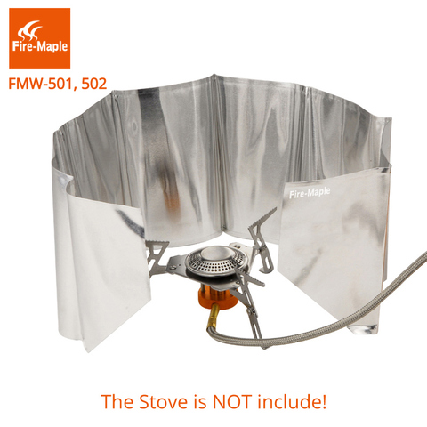 Fire Maple Foldable Light Weight Outdoor Camping Aluminum Wind-Screen Windproof Windshield Ultralight 8-Plates Wind Shield ► Photo 1/6