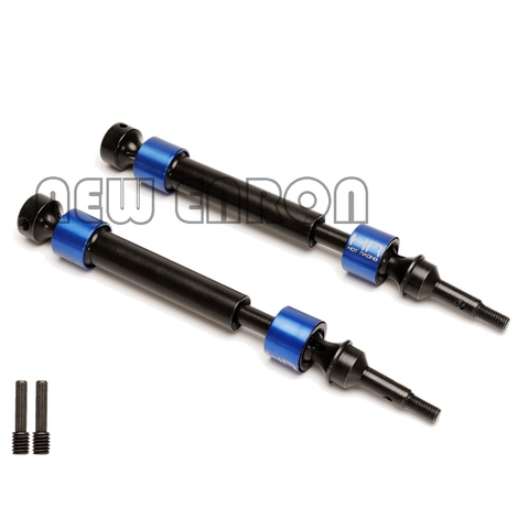 NEW ENRON 5451X  2Pcs Hard Steel Splined CVD Swing Driveshaft Axles For Traxxas 1/10 E-Revo Summit Revo 3.3 E-MAXX T-MAXX ► Photo 1/6