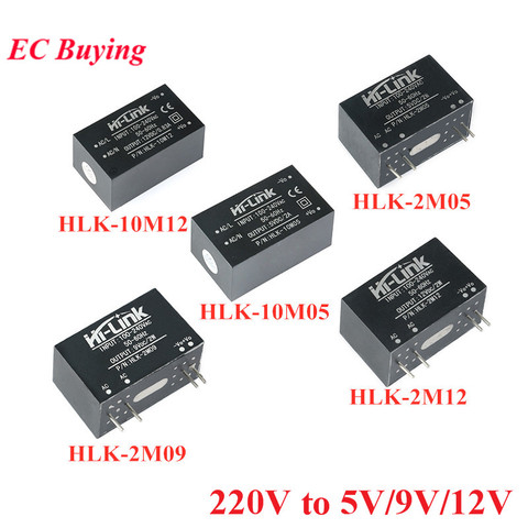 AC-DC Mini Isolation Switch Power Supply Module 220V to 12V/5V/9V/3.3V HLK-2M05 HLK-2M09 HLK-2M12 HLK-10M12 HLK-10M05 HLK 2M/10M ► Photo 1/6