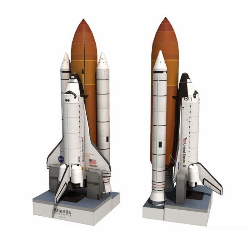 New 3D Paper Model Saturn V Rocket Technology Aerospace Puzzle DIY Puzzle Kit 