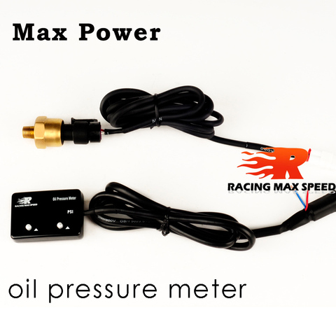universal Electronic oil pressure gauge with 1/8 npt sensor, oil pressure red display digital 0-120psi OPM01 ► Photo 1/6