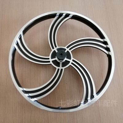 [TB12]20 inch bicycle wheel set aluminum alloy one wheel rim wheel bicycle folding car stroller rim phantom wheel ► Photo 1/6