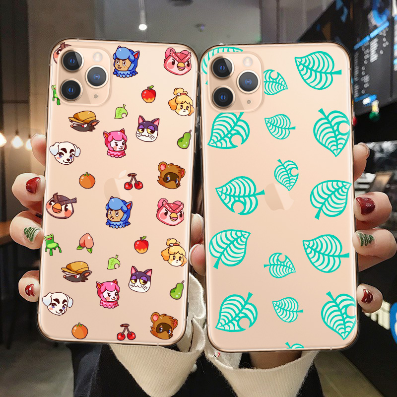 Animal Crossing Phone Case New Horizons Transparent Phone Case For iPhone 12 Pro Max Mini 11 Pro Max X/Xs Max Xr SE 2020 7 8 Plus 6 6s Plus