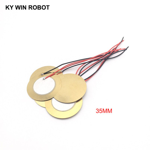 10 Pcs Piezoelectric Piezo Ceramic Wafer Plate Dia 35mm For Buzzer Loudspeaker ► Photo 1/6