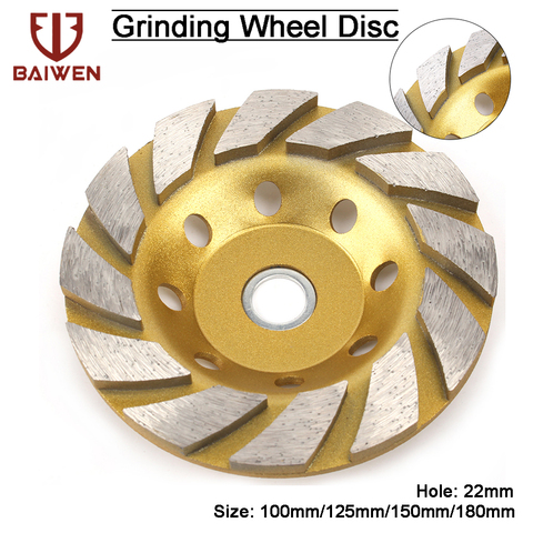 100/125/150/180mm Diamond Segment Grinding Wheel Cup Cutting Disc for Marble Concrete Masonry Stone Diamond Grinding Wheel ► Photo 1/6