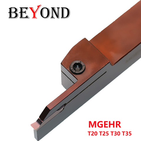 BEYOND MGEHR Long Cutting Depth MGEHR2525 3T30 3T35 4T35 5T45 6T45 Turning Tool Holder Grooving Lathe Cutter Shank CNC Bar ► Photo 1/3