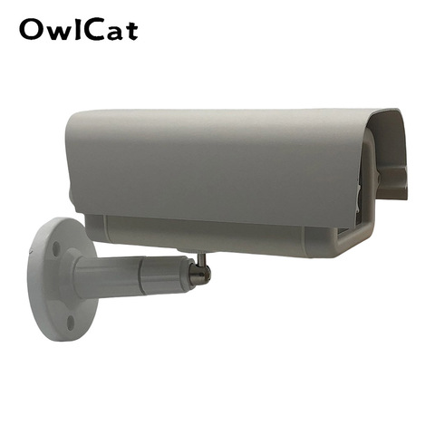 Indoor Outdoor Aluminum/Plastic House CCTV Camera Housing Protect Case w/ brakit Plastic Bracket for Video Surveillance Cameras ► Photo 1/6