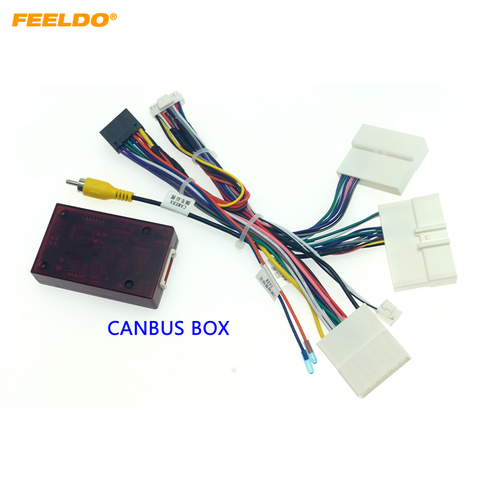 FEELDO Car Android Stereo 16PIN Power Wiring Harness Cable Adapter With CANbus Box For Renault Dacia Duster 2022+/Arkana /XM3 ► Photo 1/6