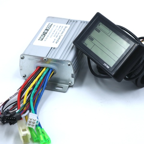 Greentime 36V 48V 500W 25A Brushless DC Motor Controller Ebike Controller +SW-900 Display One Set ► Photo 1/5