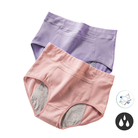 New Leak Proof Menstrual Panties Physiological Pants Widen Women Underwear  Period Soft Cotton Waterproof Briefs Dropshipping - Price history & Review, AliExpress Seller - ZJX Official Store