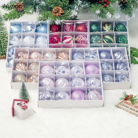 12pcs Christmas Tree Decorations Balls Bauble Xmas Party Hanging Ball Ornament Decorations for Home Christmas Gift Kerst natale ► Photo 1/6