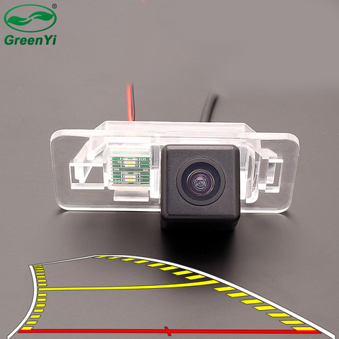 HD Dynamic Trajectory Line Car Reverse Backup Rear View Camera For BMW 1 Series E82 3 Series E46 E90 E91 5 Series E39 E53 X3 X5 ► Photo 1/6