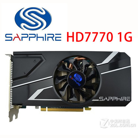 SAPPHIRE HD7770 1GB Video Cards GDDR5 128bit Graphics Card For AMD 7700 series Radeon HD 7770 HD 7770 1G HDMI DVI VGA Used ► Photo 1/1