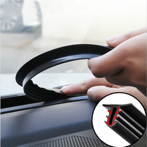 Car Dashboard Sealing Strips Windshield U Shape Sound Insulation Strip for Dacia Sandero Logan Duster Dokker Logan Stepway Nova ► Photo 1/5