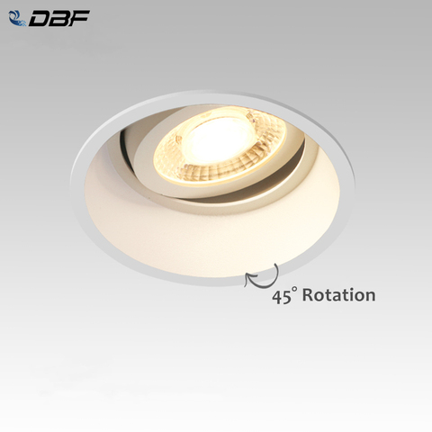 [DBF]Deep Anti-Glare Recessed Downlight Dimmable 5W 7W 12W 15W Angle Adjustable Ceiling Spot Lamp Home Corridor Aisle Background ► Photo 1/6