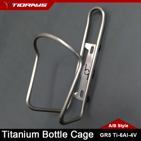 Tiorays Titanium Bottle Cage Bottlecage Bike Bicycle GR5 Ti6Al4V Dia70mm 70g ► Photo 1/6