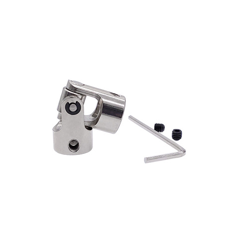 Universal joint coupling coupler boat metal cardan joint gimbal shaft couplings motor connector with screw ► Photo 1/5