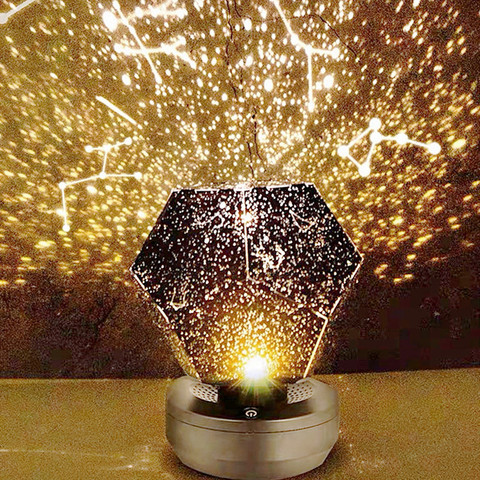 star projector lamp galaxy night light star projector starry sky bedroom Decor home planetarium battery remote control  DIY gift ► Photo 1/6
