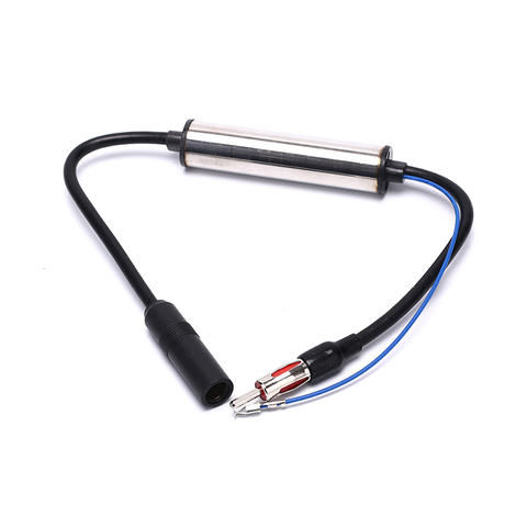 Car Antenna Cable FM Antenna Signal Amplifier Antenna Signal Amplifier  Plug Radio FM Inline Signal Amplifier Booster Extension ► Photo 1/6
