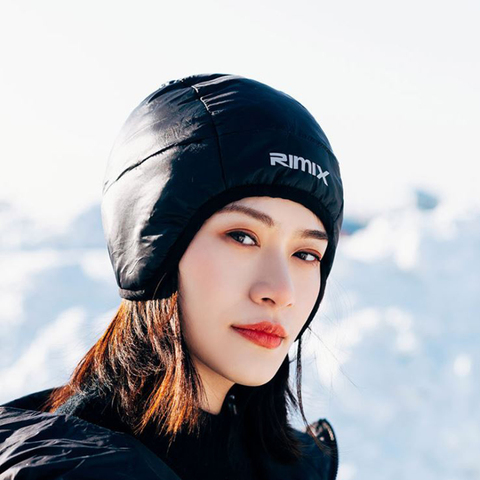 RIMIX Unisex Warm Down Trapper Hat with Ear Flaps Beanie Caps For Skiing Climbing Hiking Snowboarding Hunting Winter Sport ► Photo 1/5