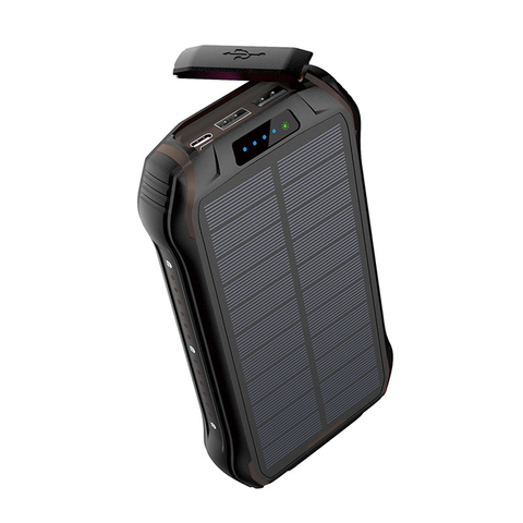 26800mAh Solar Power Bank with Strong LED Flashlight Powerbank For Xiaomi Mi 8 iPhone 11 Samsung Charger Solar Battery Poverbank ► Photo 1/6