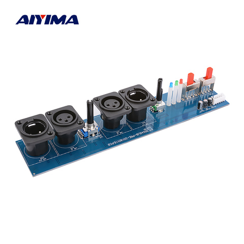 AIYIMA Subwoofer Amplifier Preamp Board Preamplifier Frequency Phase Adjustable With Satellite Speaker Output DIY Power Amp ► Photo 1/6