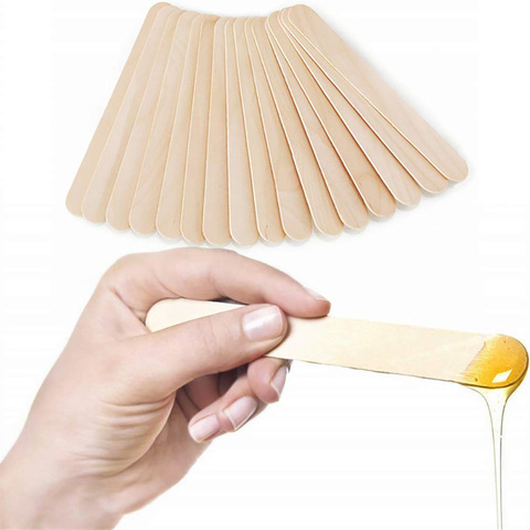 10pcs Waxing Sticks Large Wide Wax Applicator Sticks Hair Removal Spatula  Wood Stick Applicators for Wax Beans Beads Hot - Price history & Review, AliExpress Seller - VASMOT Official Store