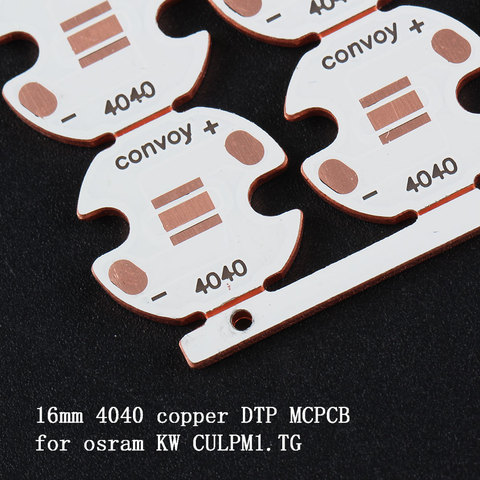 16mm 4040 DTP copper MCPCB for osram KW CULPM1.TG ► Photo 1/3