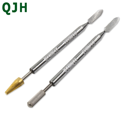 DIY Leather Edge Oil Gluing Dye Pen Applicator Speedy Paint Roller Tool for Leather Craft Tools Dual Brass Head ► Photo 1/6