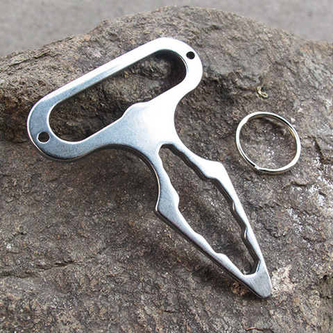 Keychain multitool,Self Defense Weapon,pocket Screwdriver Kit survival gear outdoor EDC camp equipment gear Key ring multi Tools ► Photo 1/1