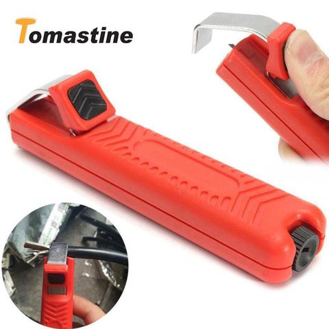 Cable Stripping Knife Adjustable Electrician Knife Wire Stripper Knife 8-28mm Plastic Handle Durable ► Photo 1/6