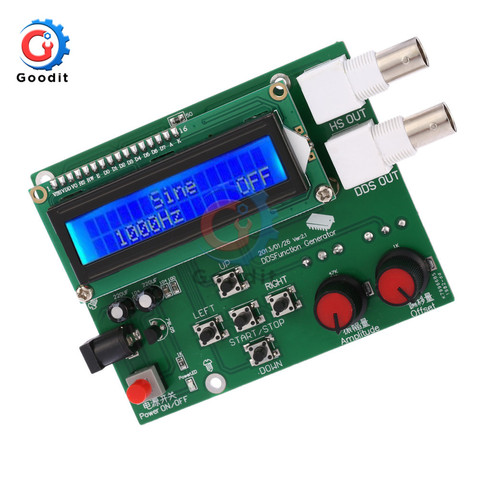 DDS Function Signal Generator Module Sawtooth Triangle Wave Sine Square Sawtooth Wave Kit 1Hz-65534Hz DC 7V-9V LCD Display ► Photo 1/6