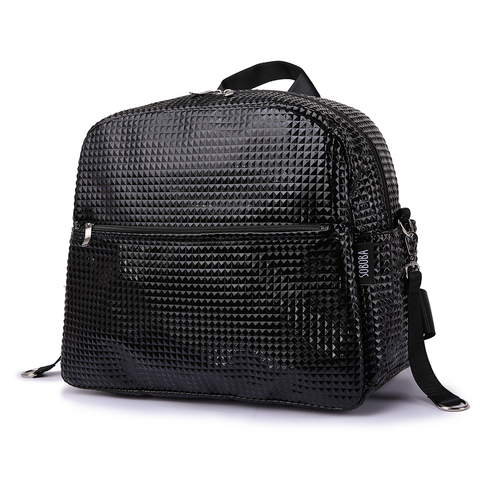 Stroller Bag for Baby Travel 18L Large Capacity Diamond Plaid Solid Waterproof Diaper Bag for Mother Maternity Bag with 2 Straps ► Photo 1/6