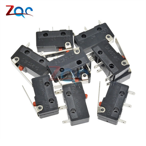 10PCS Tact Switch on off KW11-3Z 5A 250V Microswitch 3PIN Buckle New ► Photo 1/6